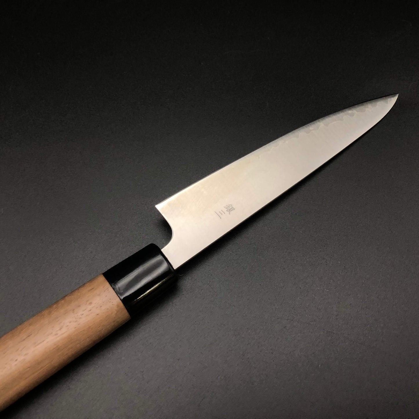 Stainless‐clad Petty 135㎜ Silver 3 Steel Walnut Wood Handle