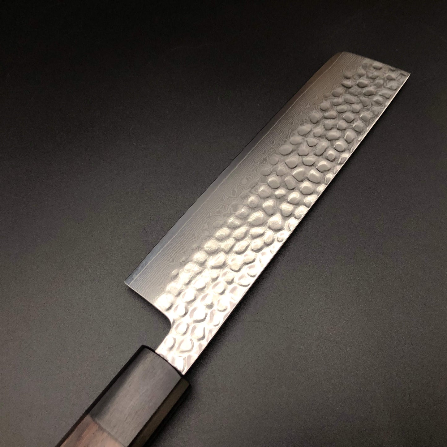 Stainless‐clad Nakiri 160㎜ VG10 Steel Damascus 69 layer Rosewood Handle