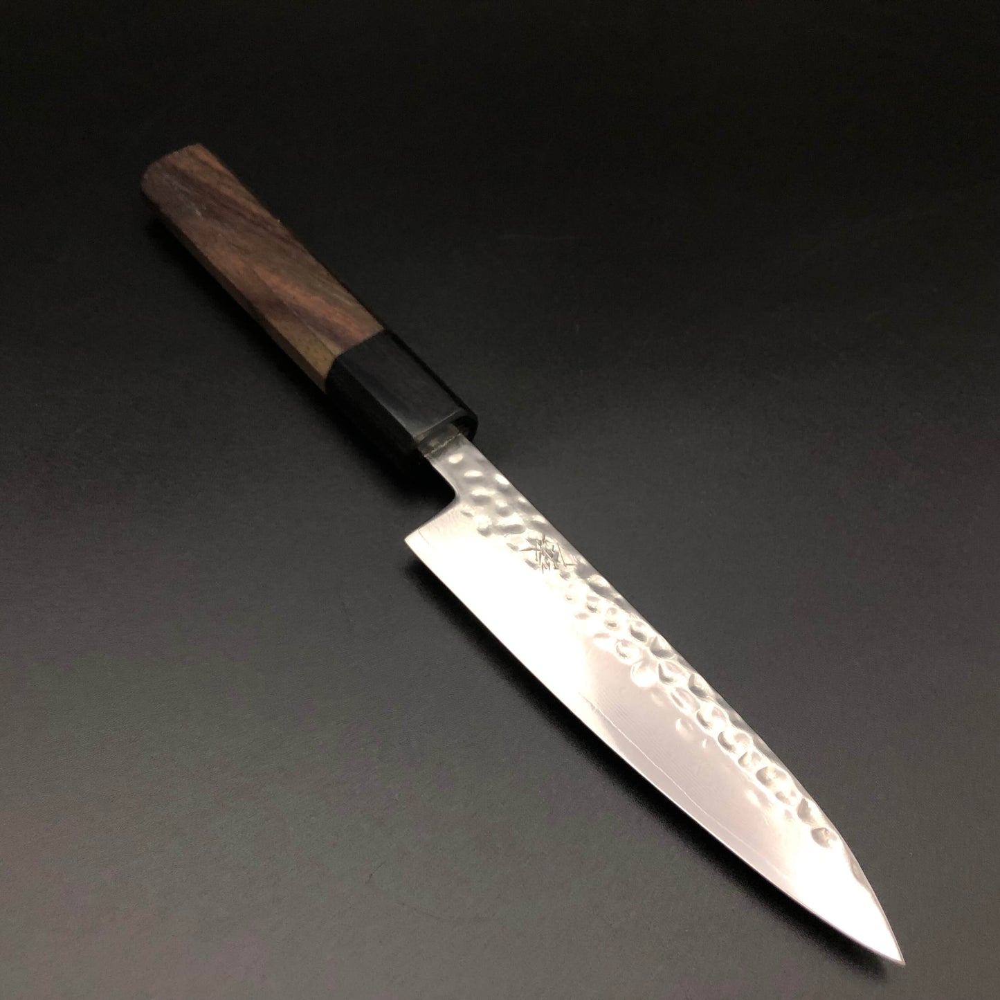 Stainless‐clad Petty 120㎜VG10 Steel Damascus 69 layer Rosewood Handle