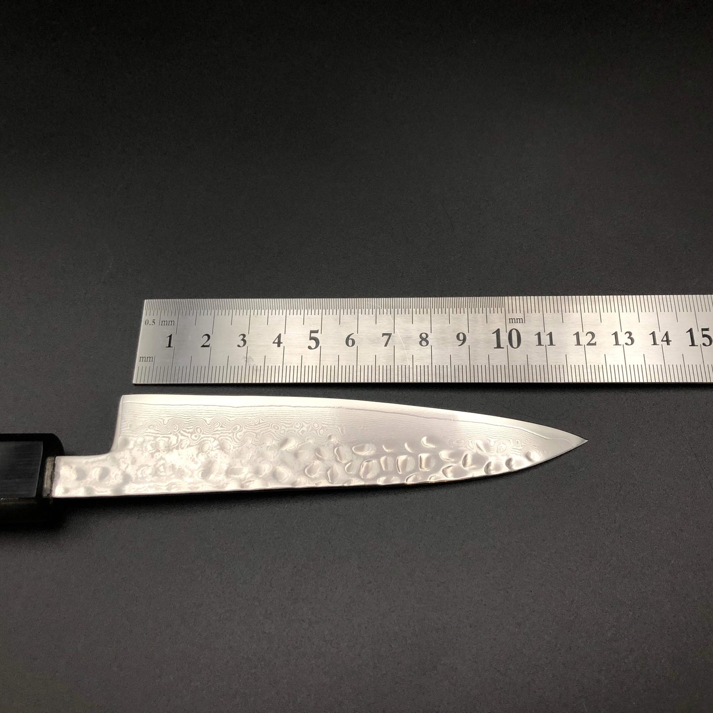 Stainless‐clad Petty 120㎜VG10 Steel Damascus 69 layer Rosewood Handle