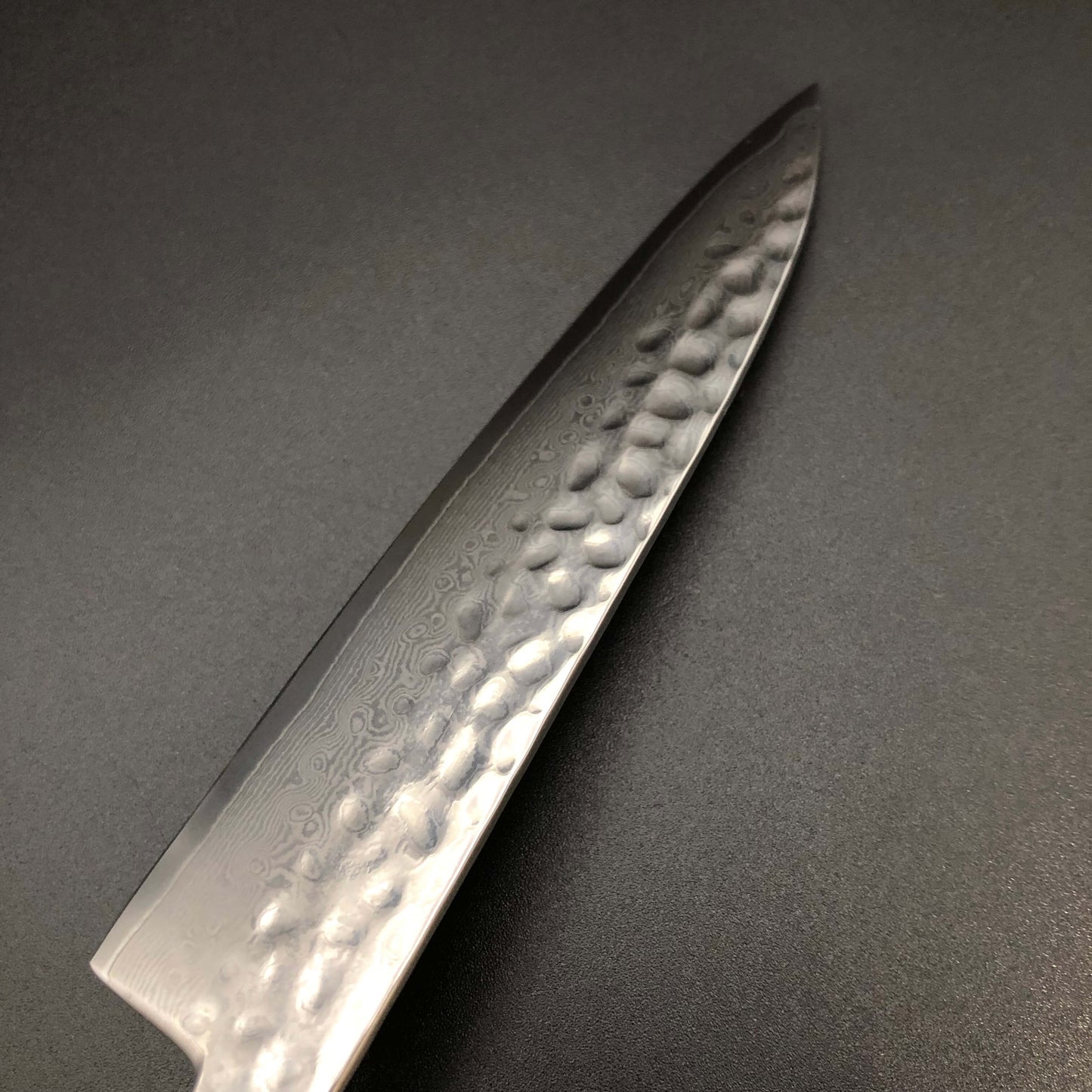 Stainless‐clad Petty 120㎜VG10 Steel Damascus 69 layer Rosewood Handle