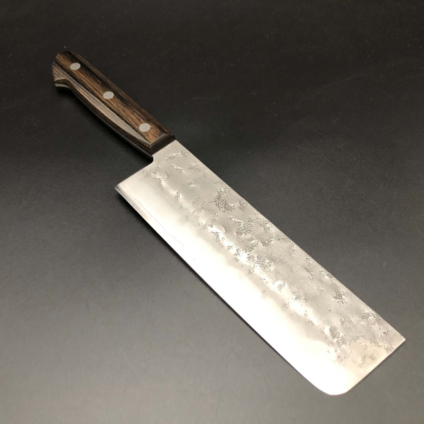 Stainless Nakiri 165㎜ Silver 3 Steel Yo Handle