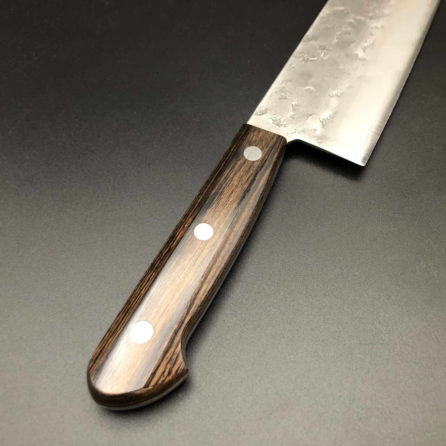 Stainless Nakiri 165㎜ Silver 3 Steel Yo Handle