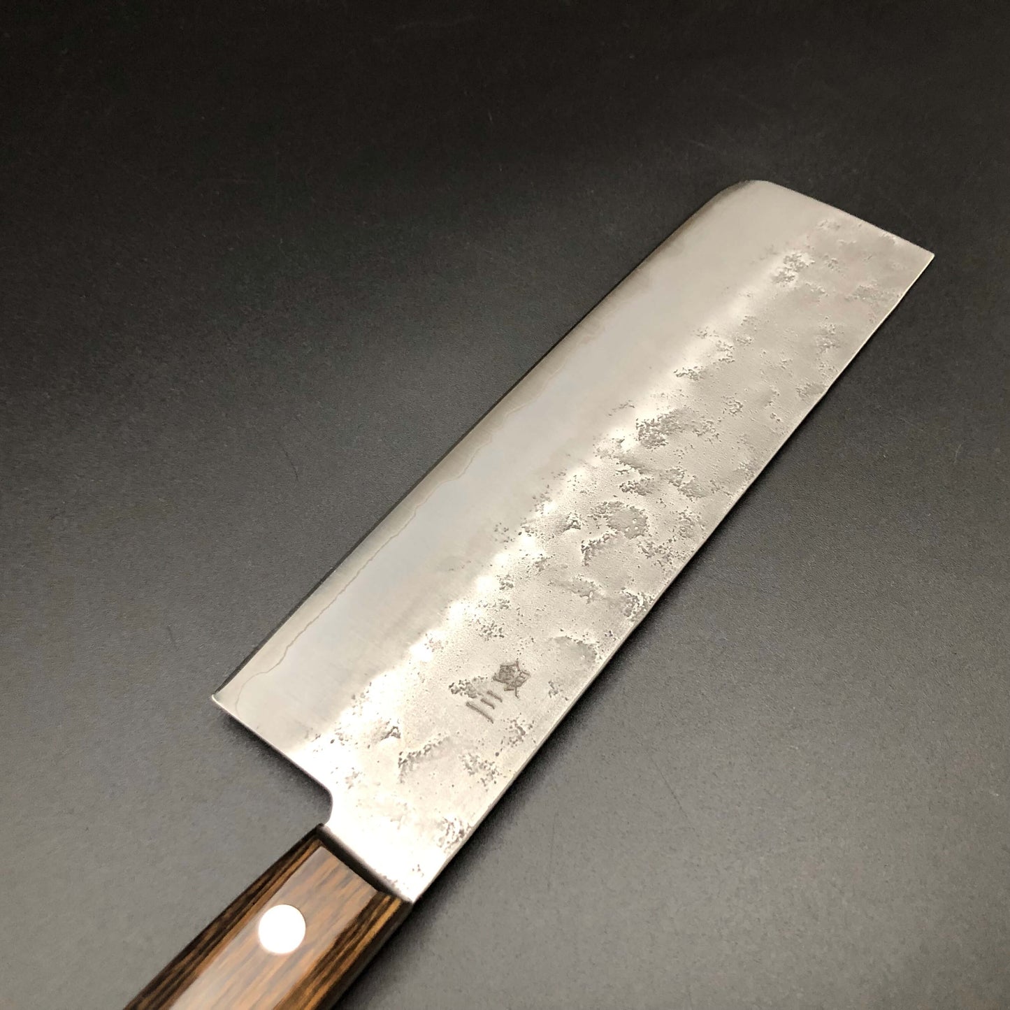 Stainless Nakiri 165㎜ Silver 3 Steel Yo Handle