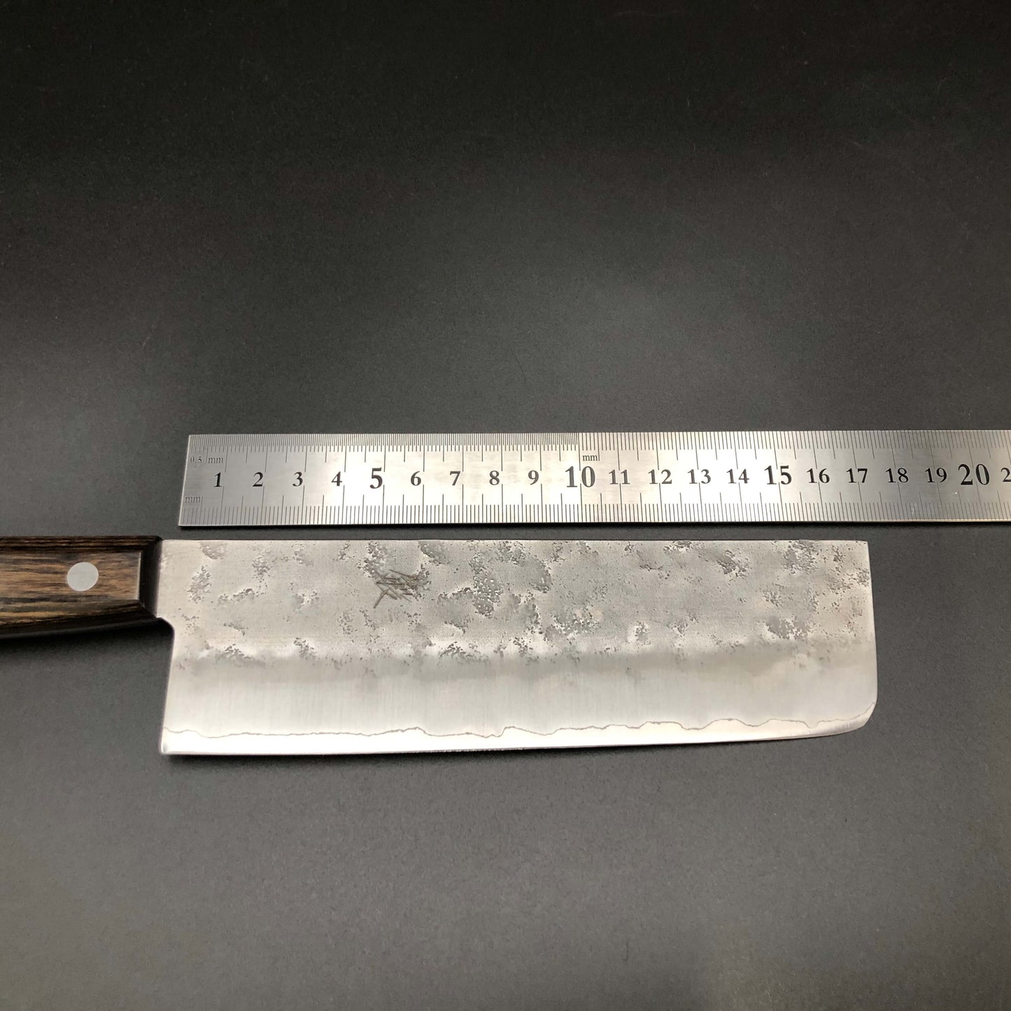 Stainless Nakiri 165㎜ Silver 3 Steel Yo Handle