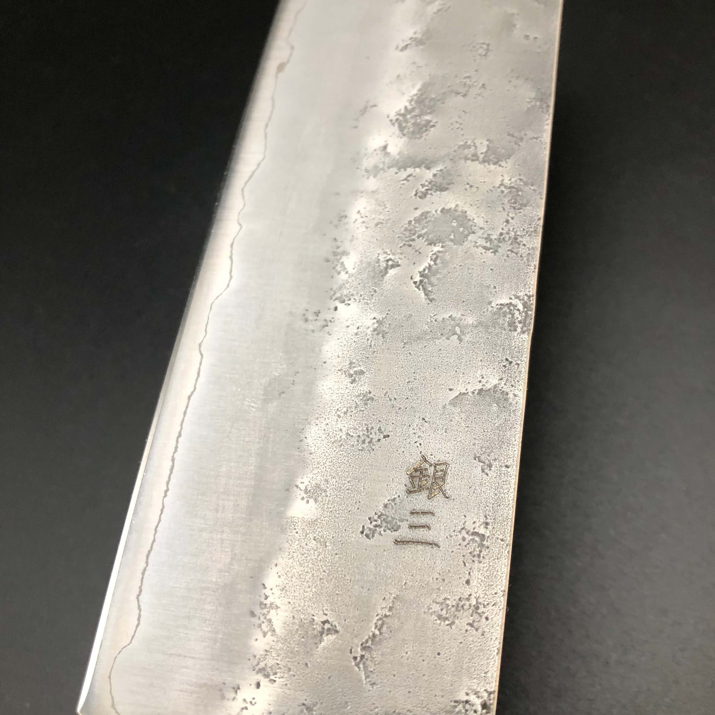 Stainless Nakiri 165㎜ Silver 3 Steel Yo Handle
