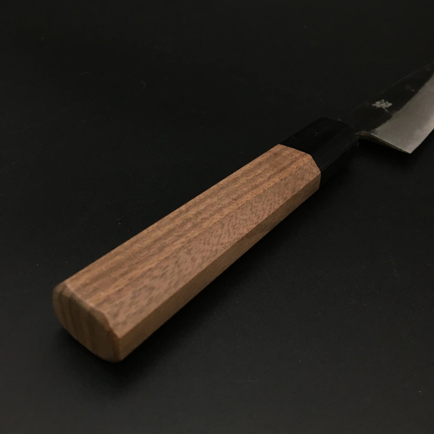 Kurouchi Yanagiba 135㎜ Carbon Damascus Octagonal angle walnut