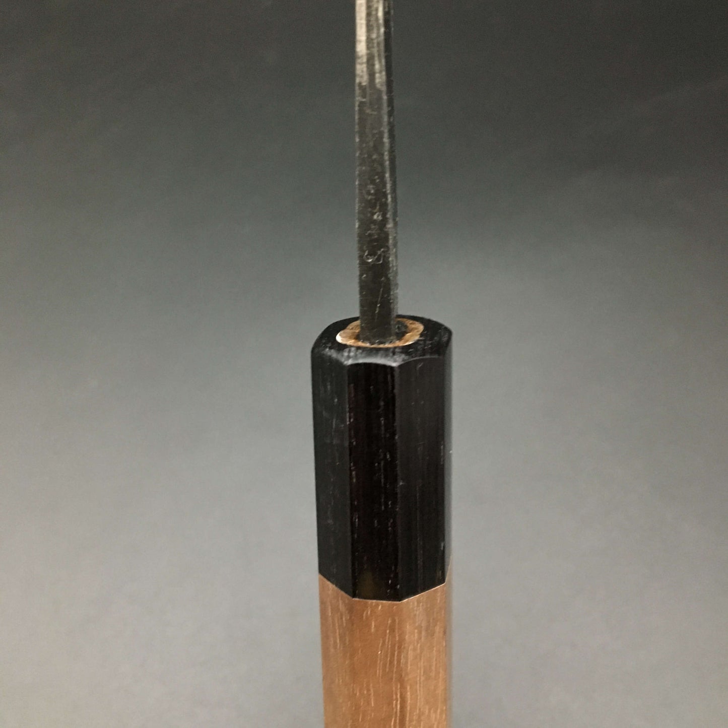 Kurouchi Yanagiba 135㎜ Carbon Damascus Octagonal angle walnut