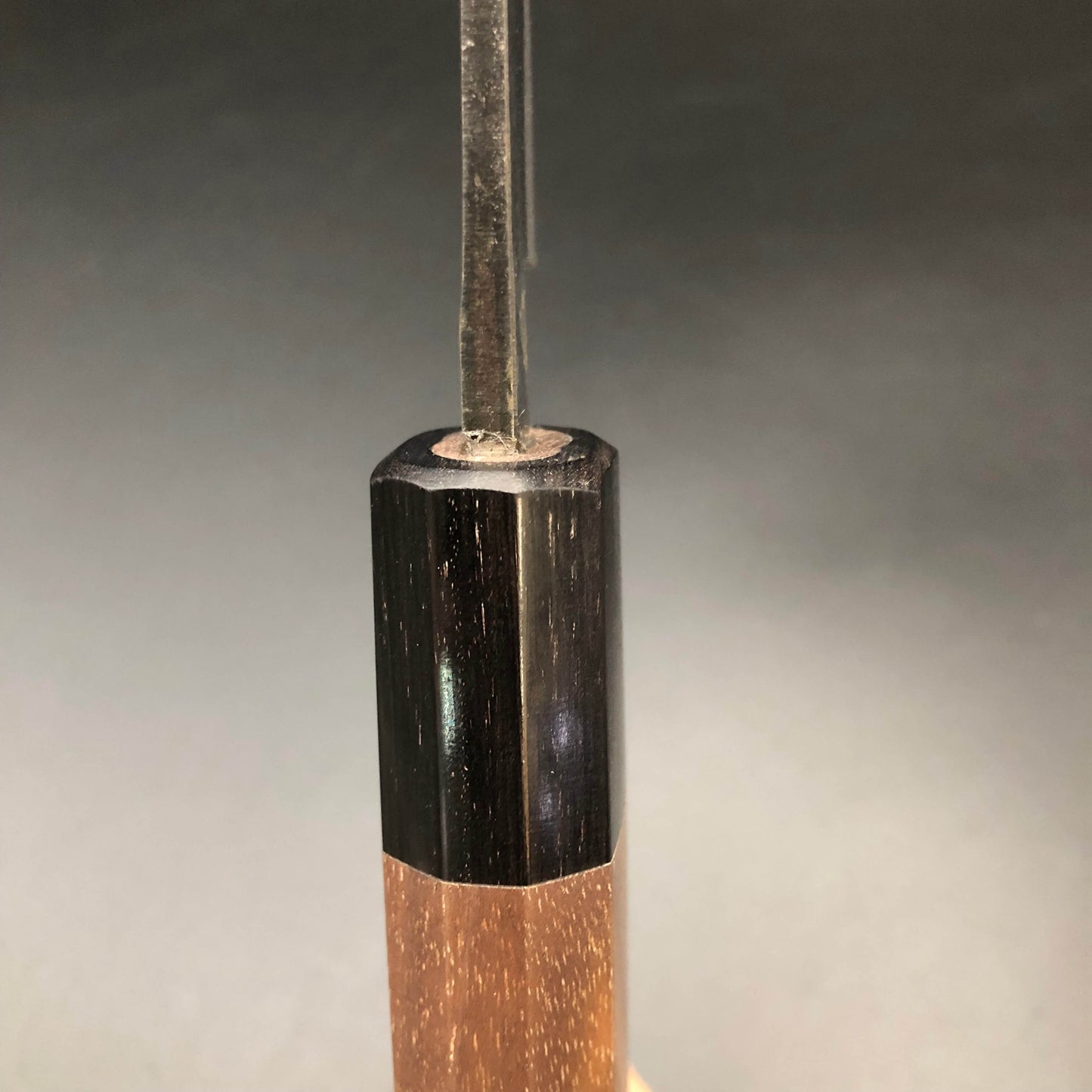 Kurouchi Yanagiba 210㎜ Carbon Damascus Octagonal angle walnut