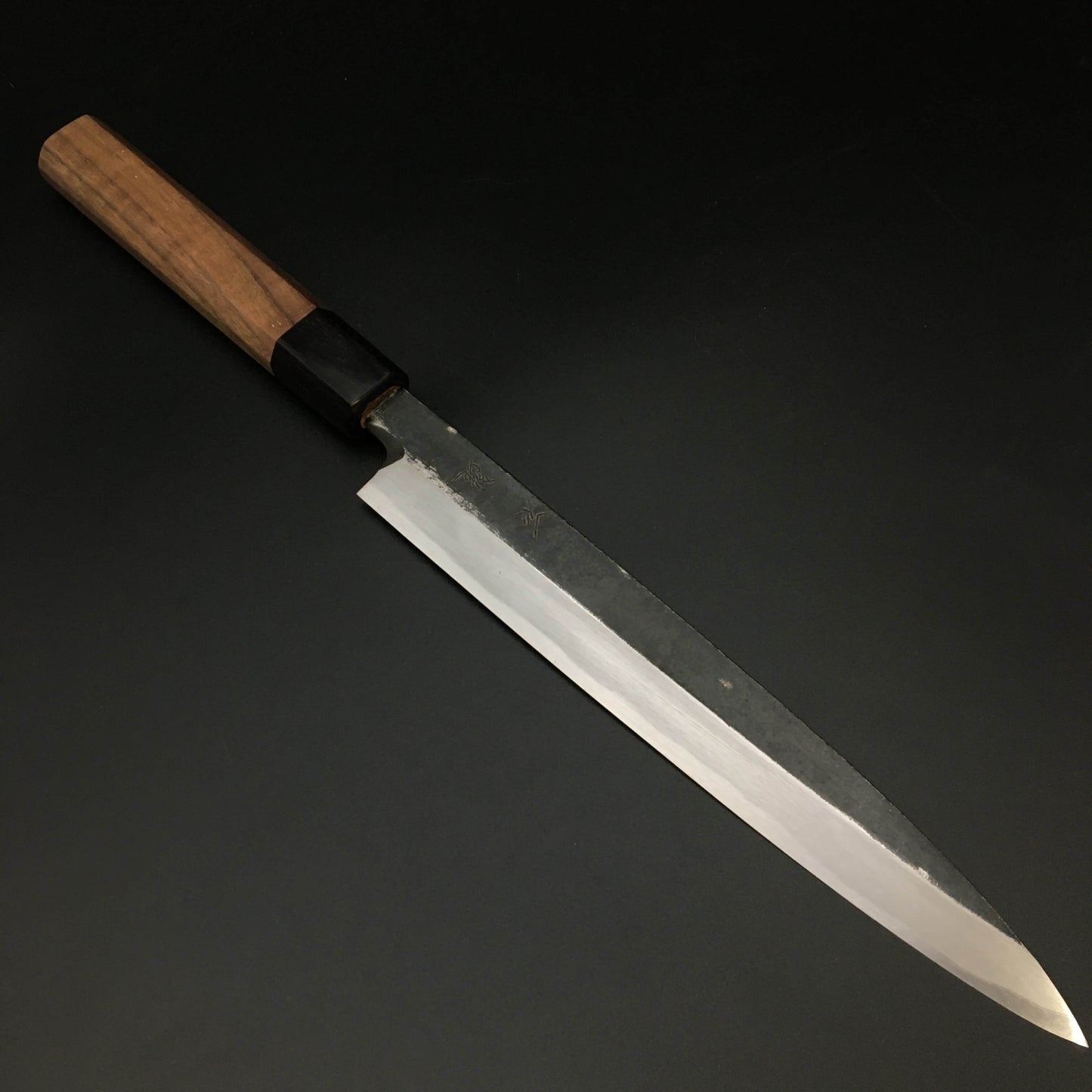 Carbon Yanagiba 210㎜ Octagonal angle walnut