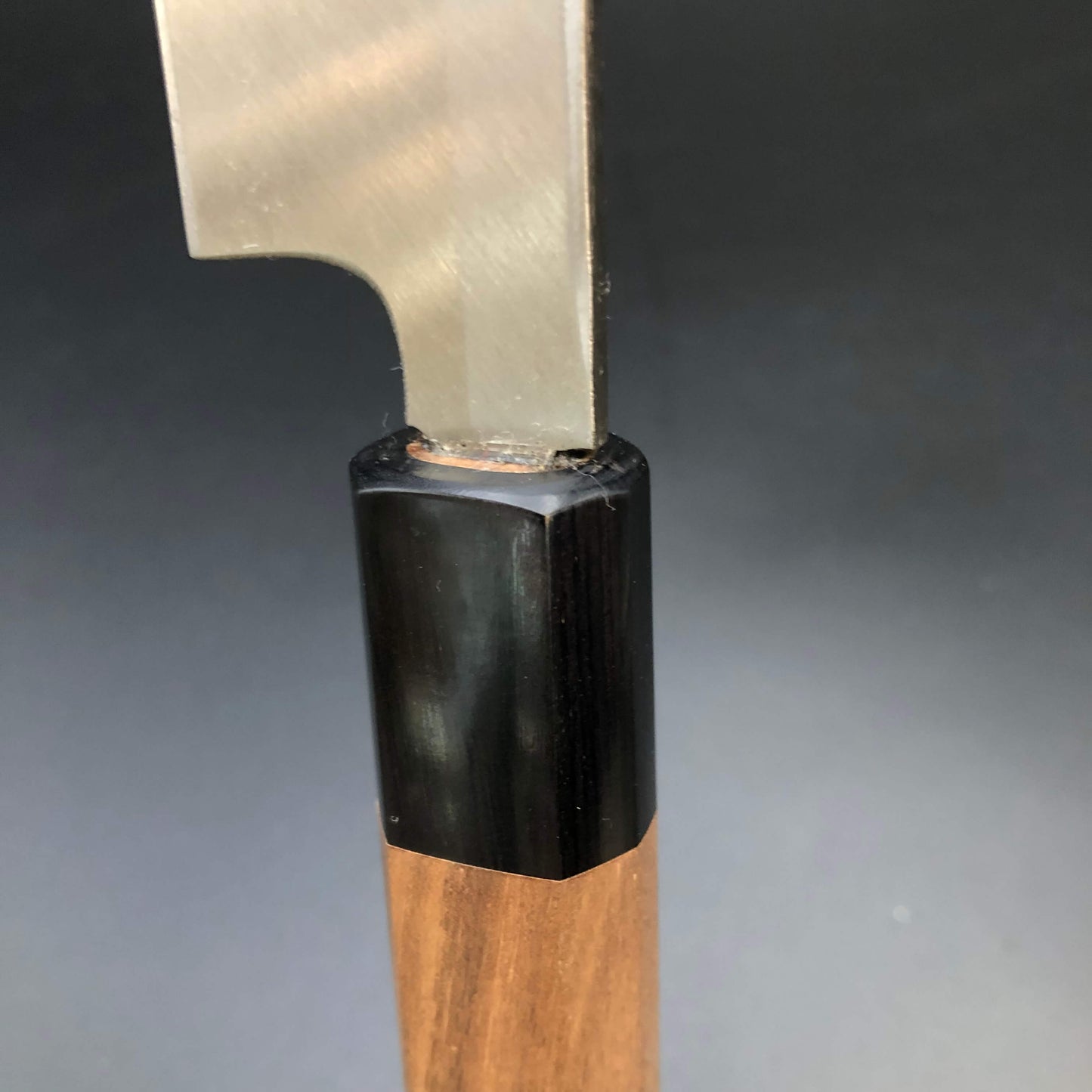 Kurouchi Carbon Yanagiba 240㎜ Octagonal angle walnut