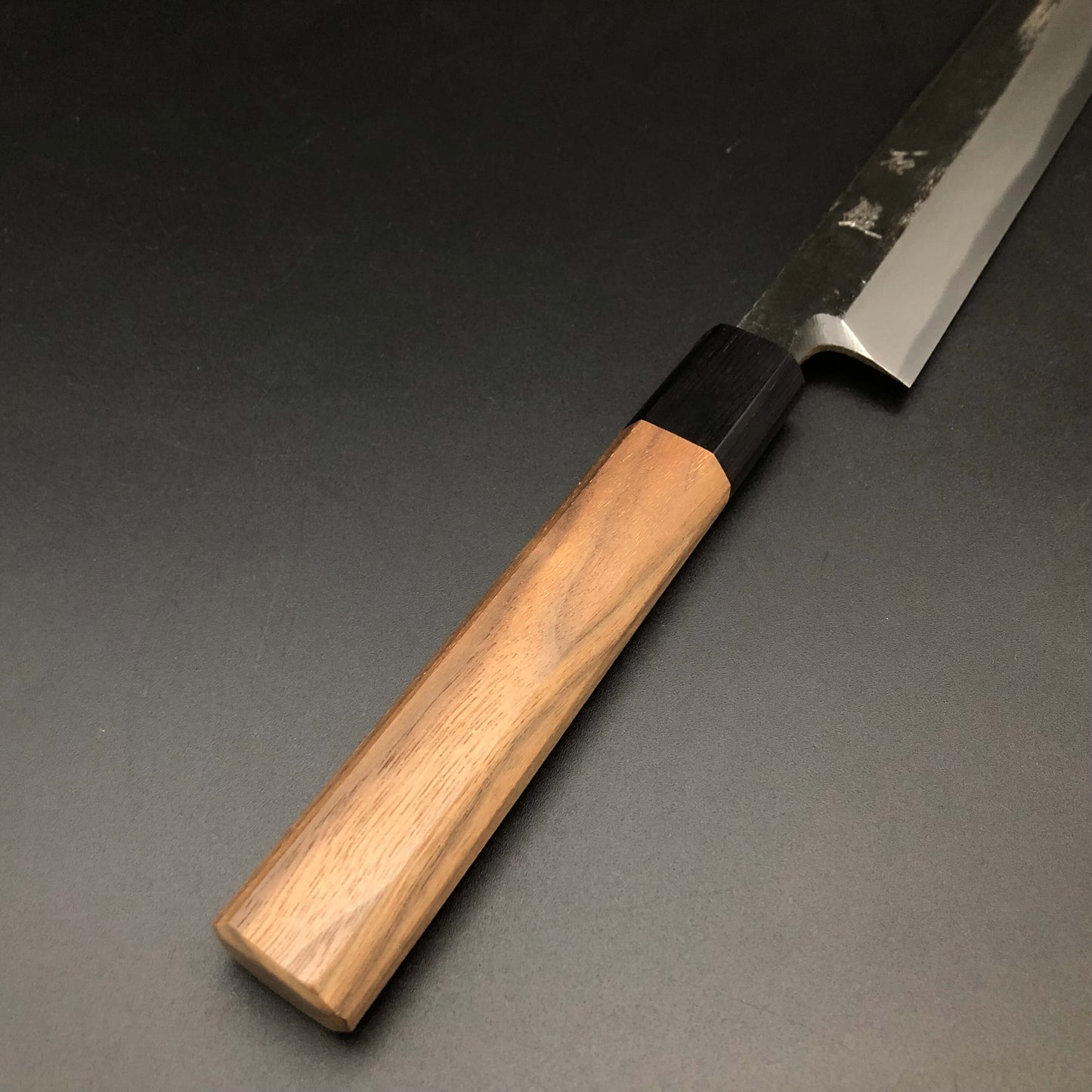 Kurouchi Carbon Yanagiba 270㎜ Octagonal angle walnut