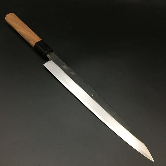 Kurouchi Carbon Yanagiba 240㎜  Octagonal angle walnut