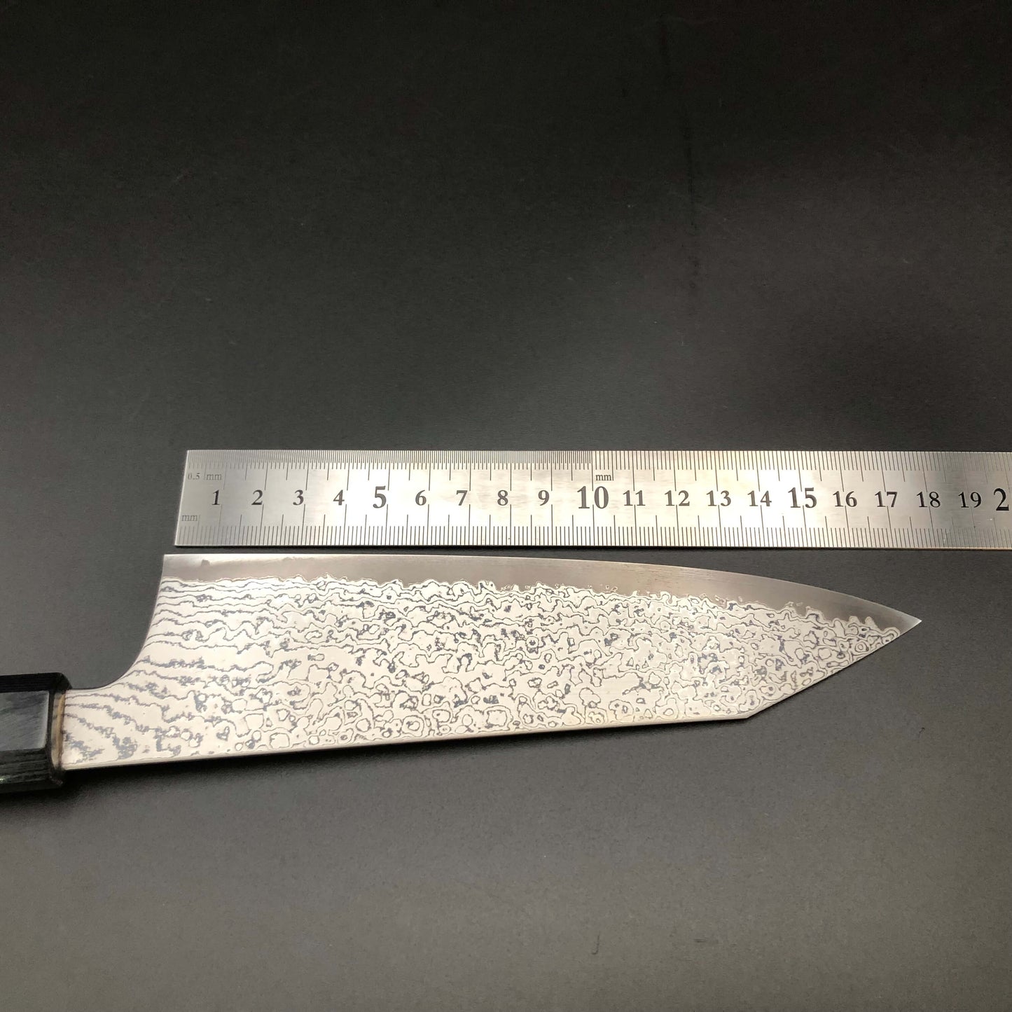 Stainless‐clad Kiritsuke 180㎜ VG10 Steel Damascus 69 layer Rosewood Handle