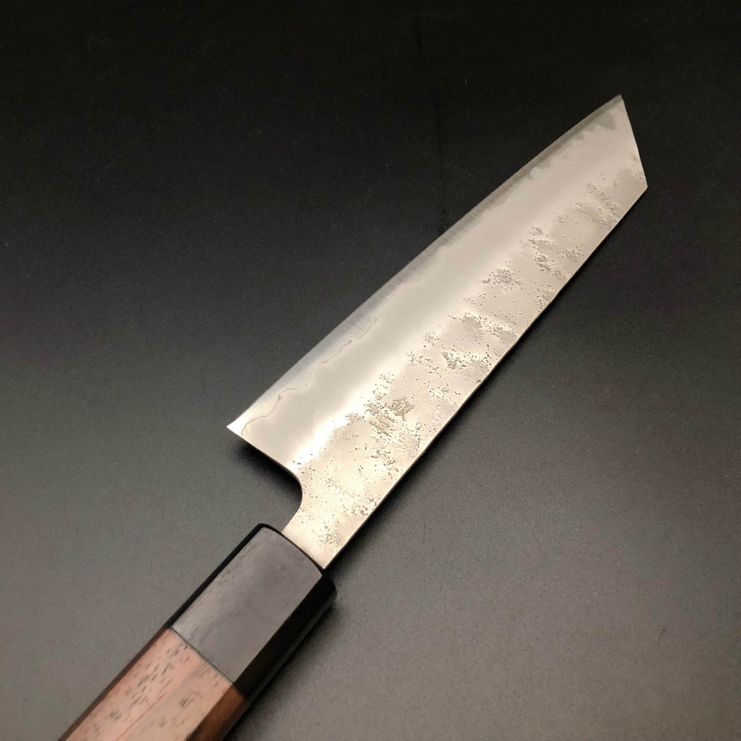 Stainless‐clad Bunka 170㎜ Silver 3 Steel Rosewood Handle