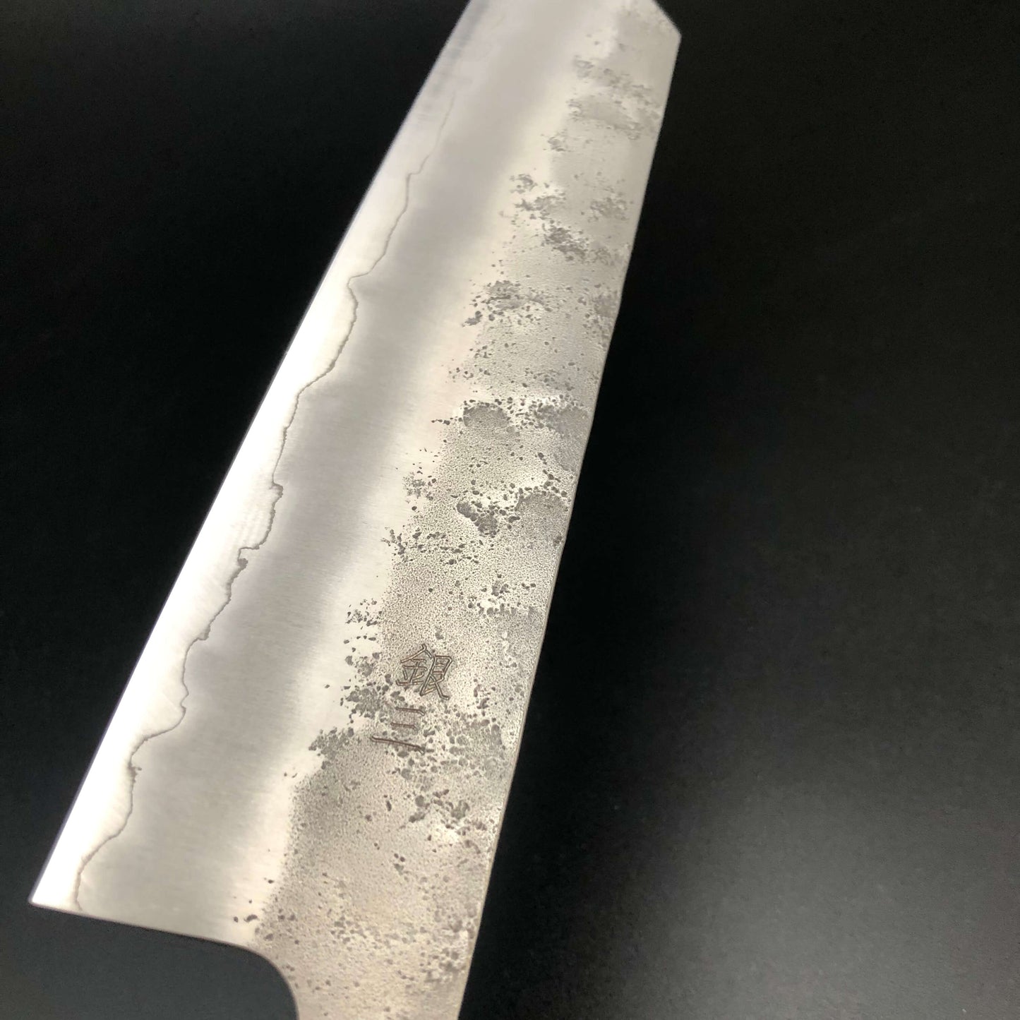 Stainless‐clad Bunka 170㎜ Silver 3 Steel Rosewood Handle