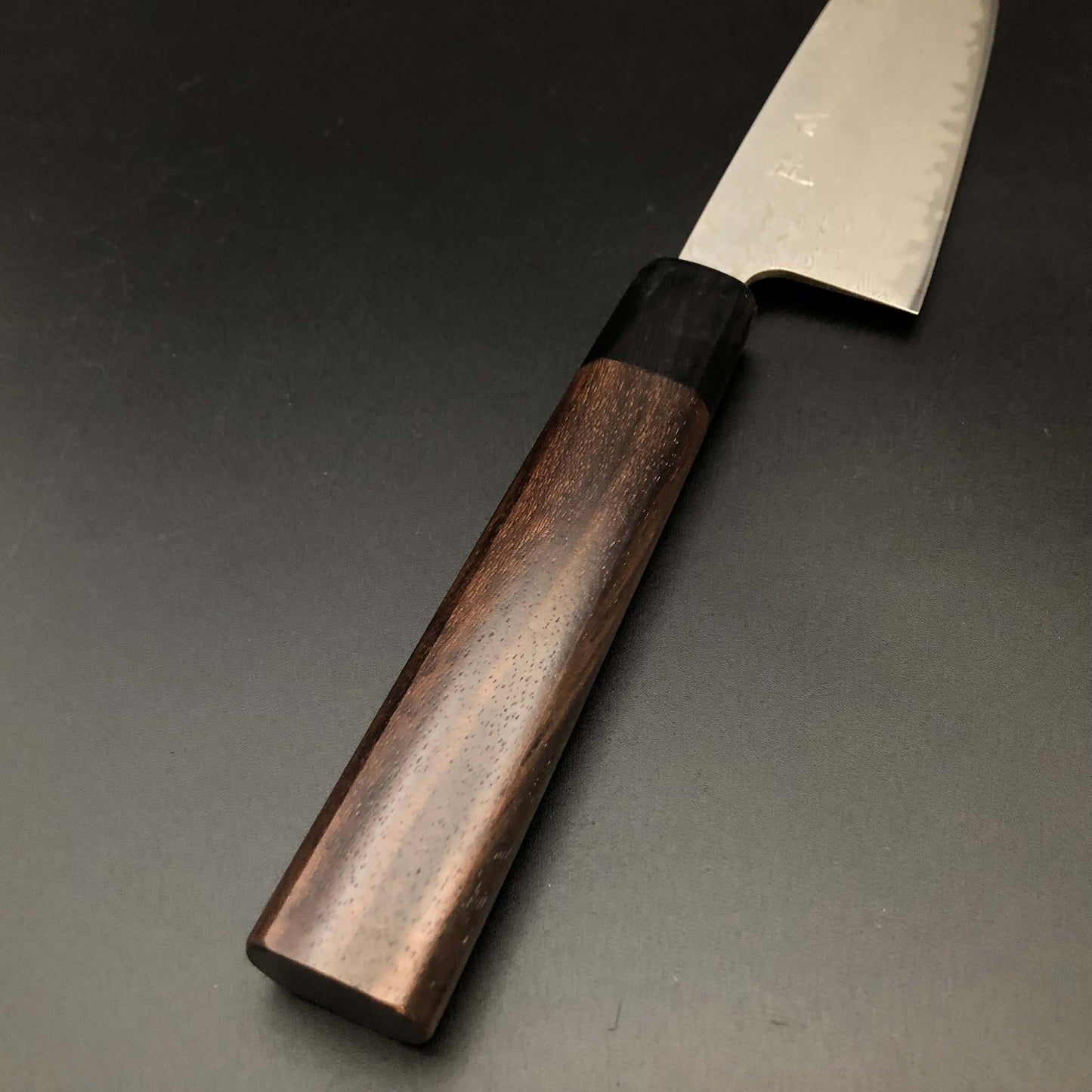 Stainless‐clad Santoku 165㎜ SLDN Steel Damascus 69 layer Rosewood Handle