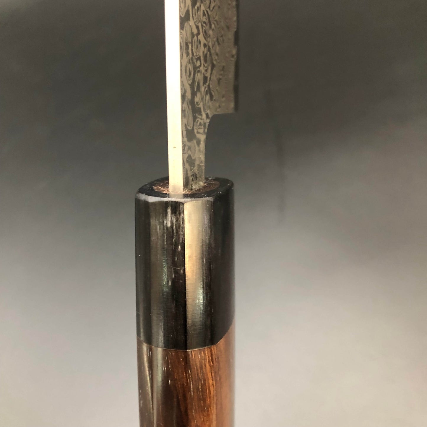 Stainless‐clad Santoku 165㎜ SLDN Steel Damascus 69 layer Rosewood Handle