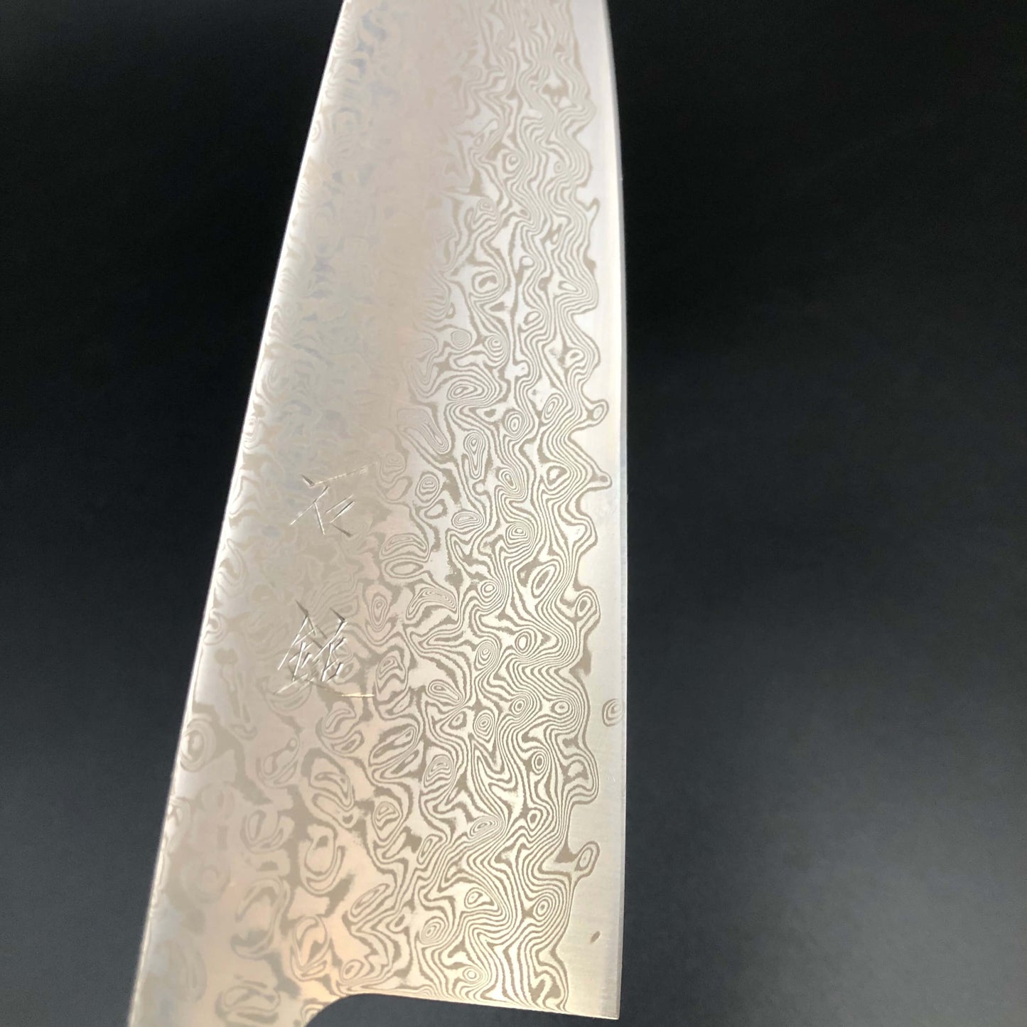Stainless‐clad Santoku 165㎜ SLDN Steel Damascus 69 layer Rosewood Handle