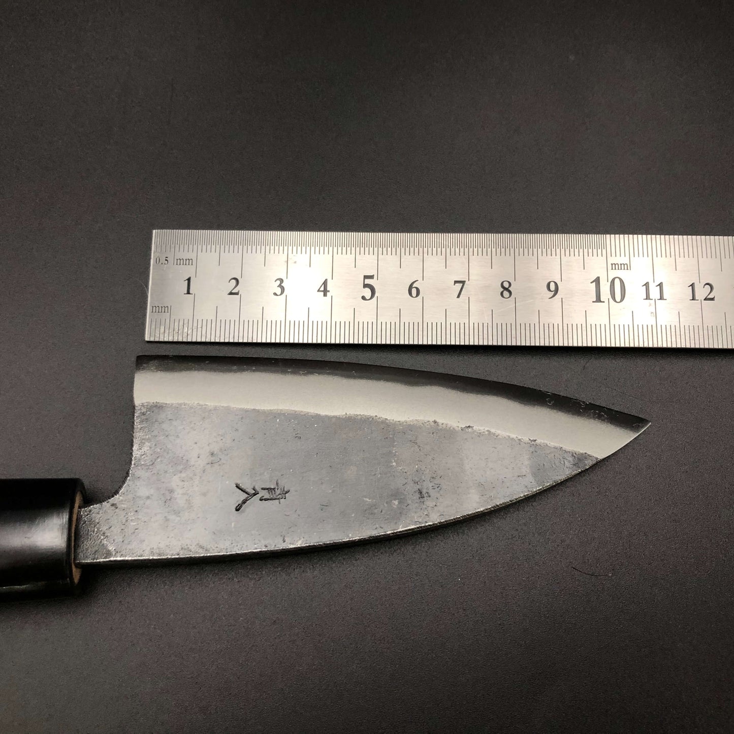 Kurouchi Deba 105㎜ Blue2 Carbon Walnut Wood Handle