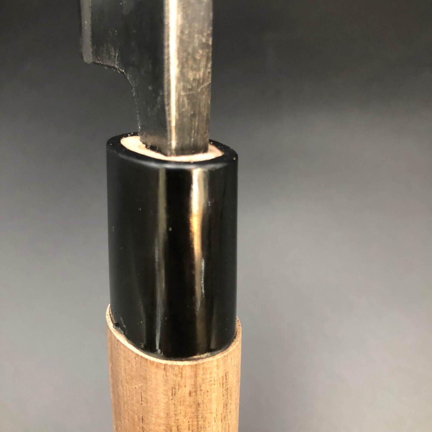 Kurouchi Deba 105㎜ Blue2 Carbon Walnut Wood Handle