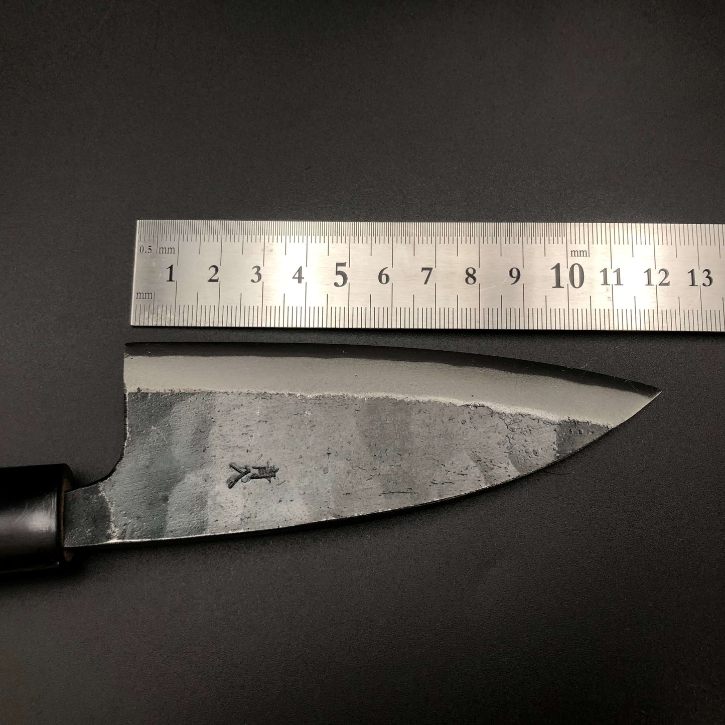 Kurouchi Deba 120㎜ Blue2 Carbon Walnut Wood Handle