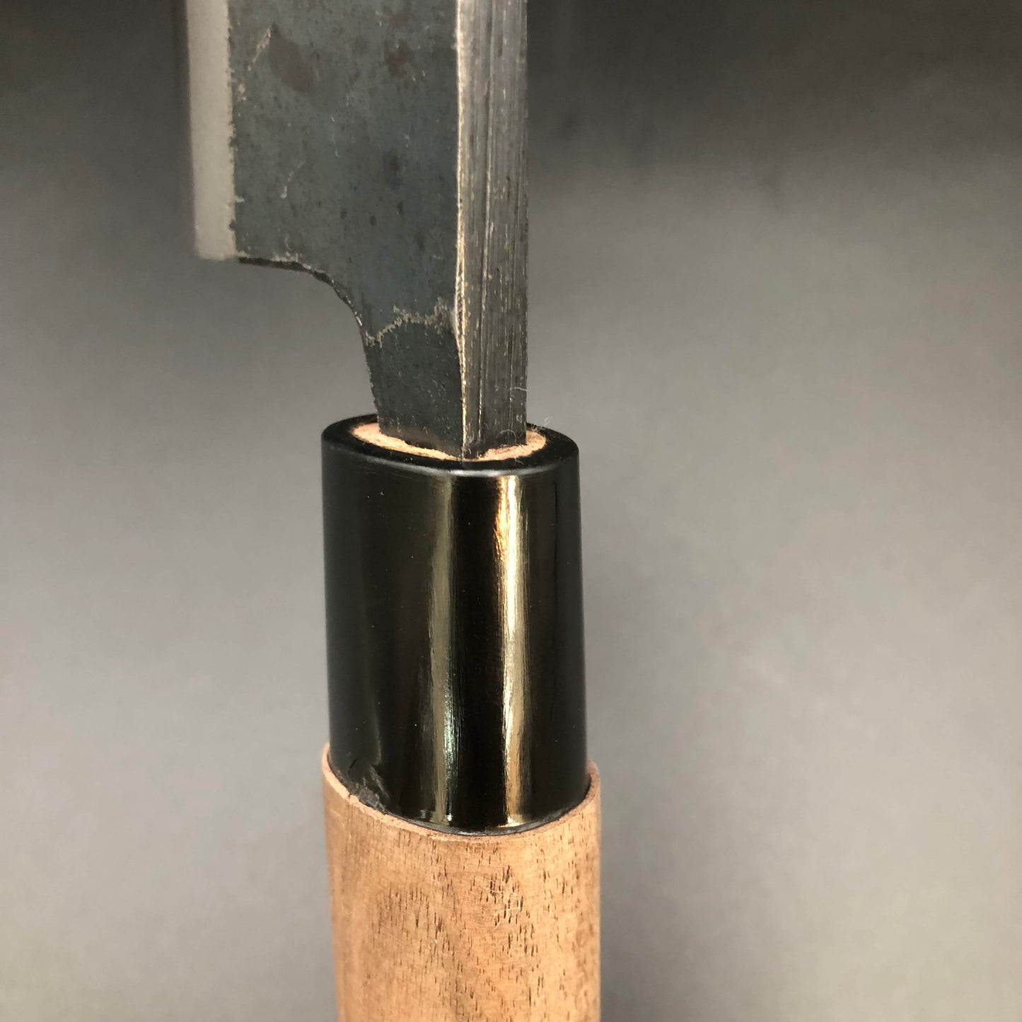 Kurouchi Deba 120㎜ Blue2 Carbon Walnut Wood Handle