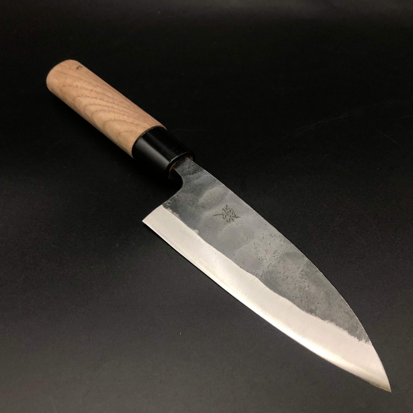 Kurouchi Deba 135㎜ Blue2 Carbon Walnut Wood Handle