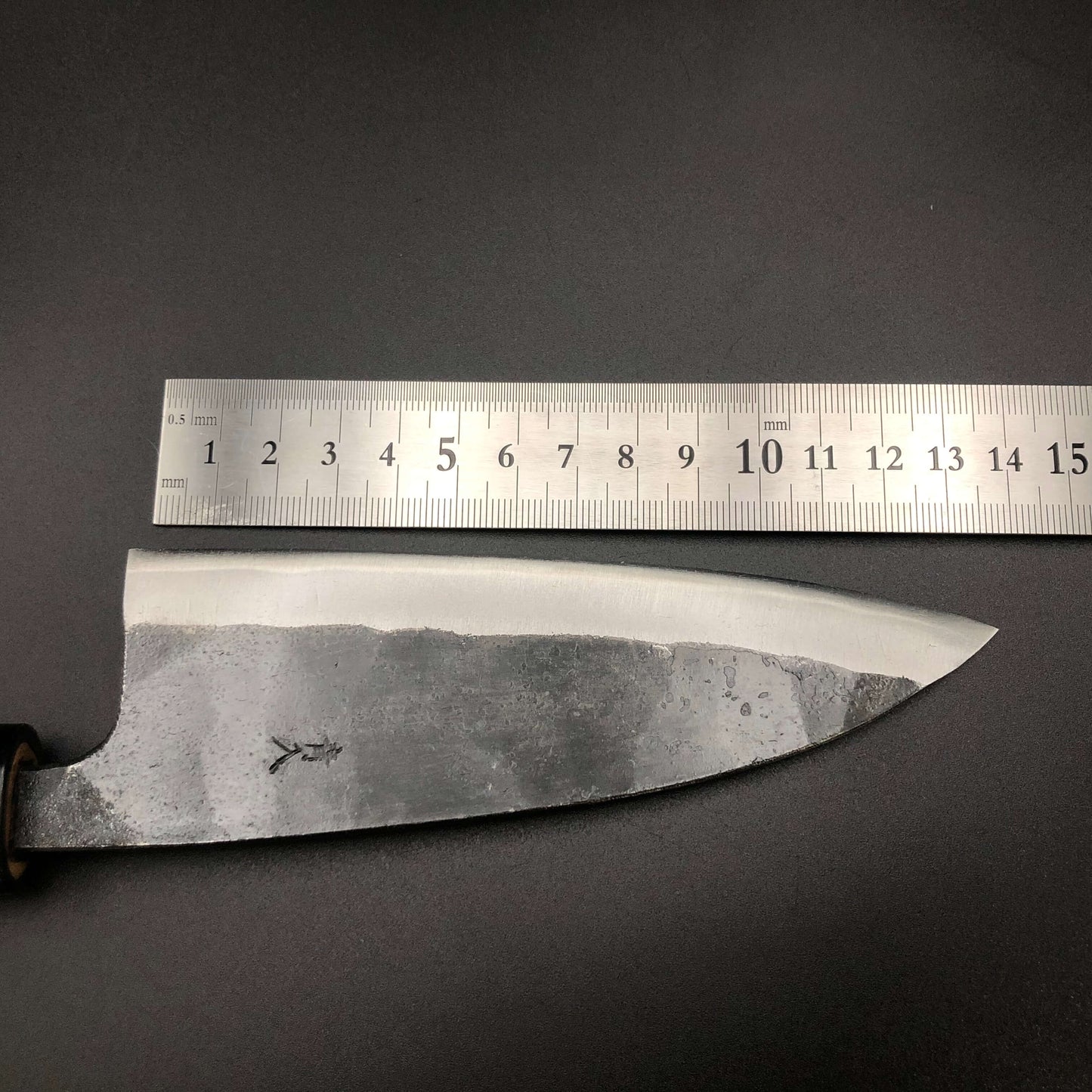 Kurouchi Deba 135㎜ Blue2 Carbon Walnut Wood Handle