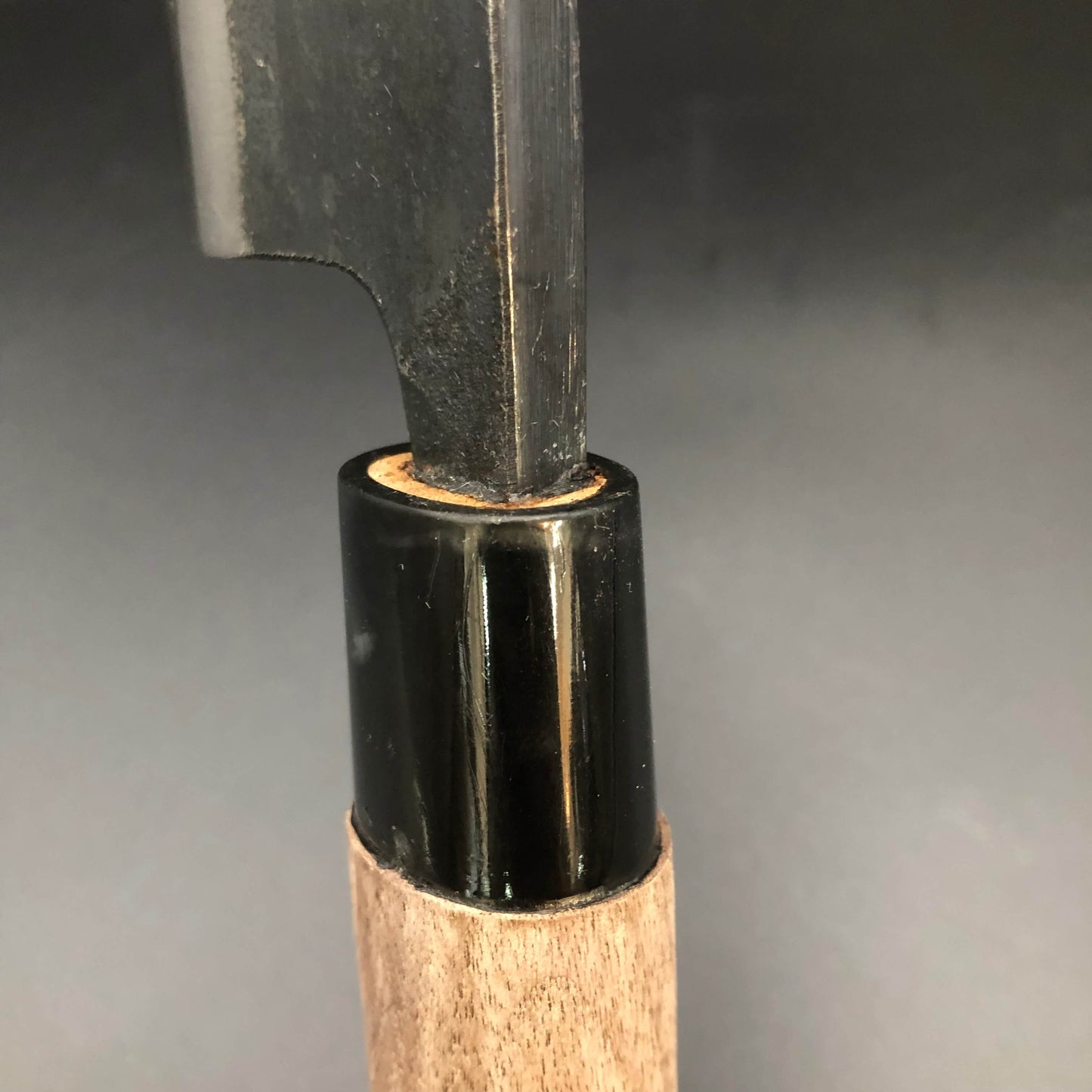 Kurouchi Deba 135㎜ Blue2 Carbon Walnut Wood Handle