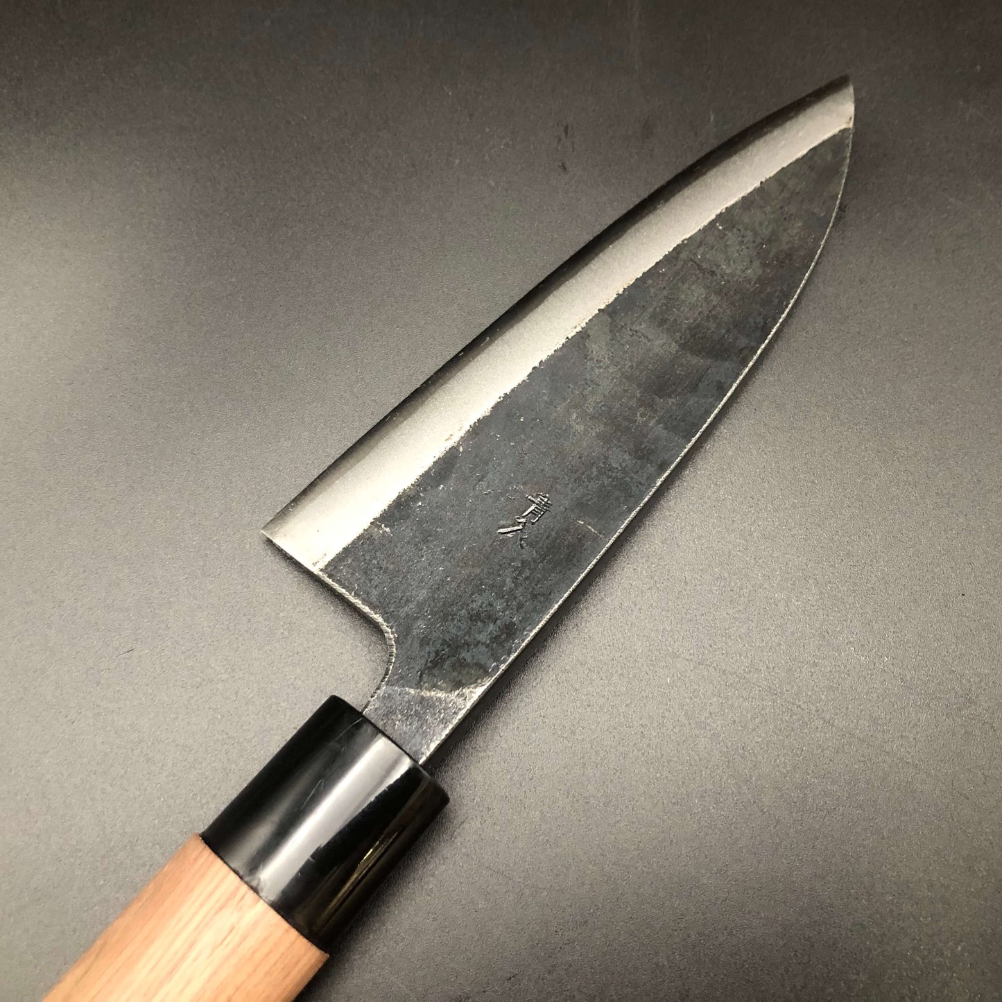 Kurouchi Deba 150㎜ Blue2 Carbon Walnut Wood Handle