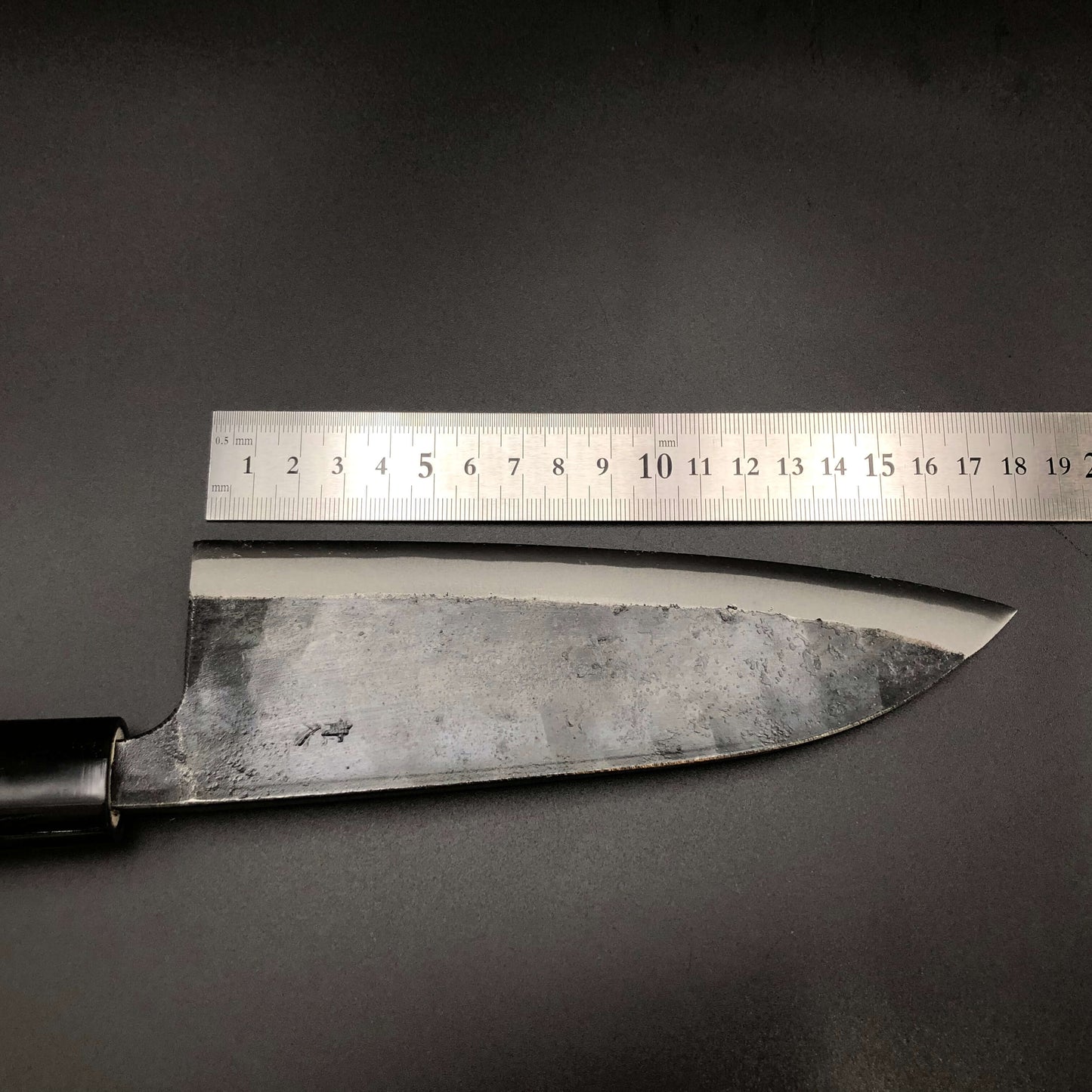 Kurouchi Deba 180㎜ Blue2 Carbon Hackberry Wood Handle