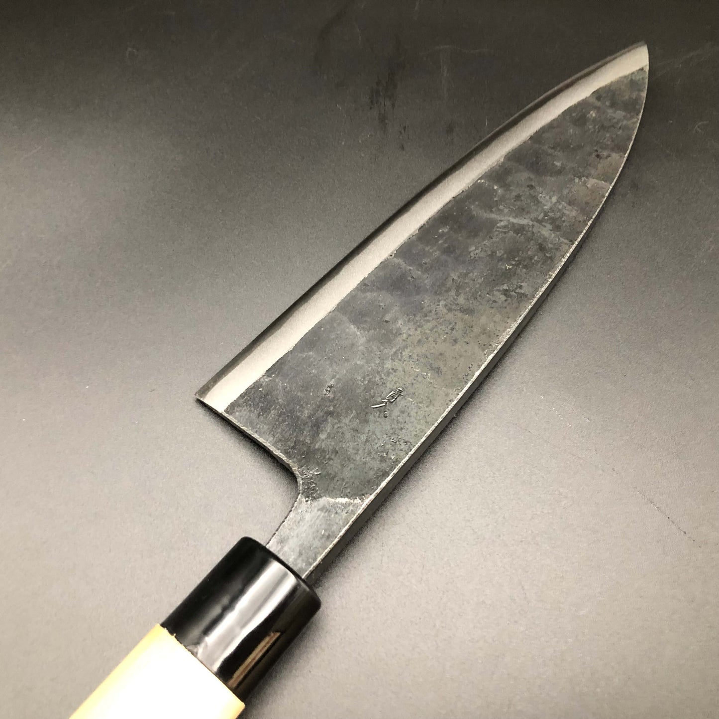 Kurouchi Deba 210㎜ Blue2 Carbon Hackberry Wood Handle