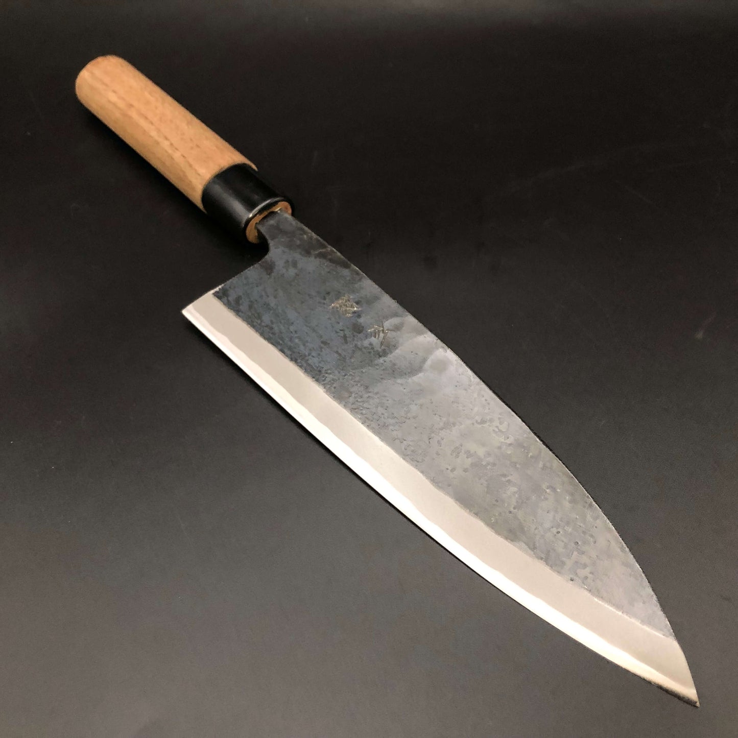 Kurouchi Deba 210㎜ Blue2 Carbon Walnut Wood Handle