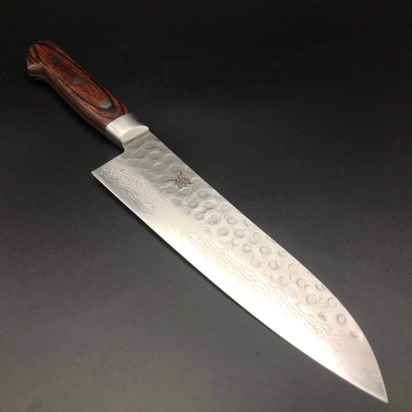Santoku 180㎜ VG10 Steel Damascus 17 layer Western Handle