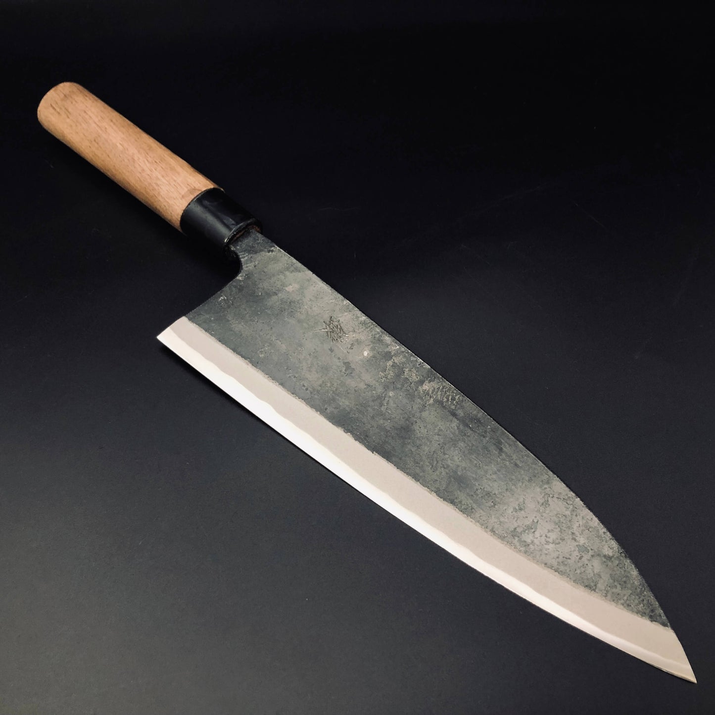 Kurouchi Deba 240㎜ Blue2 Carbon Walnut Wood Handle