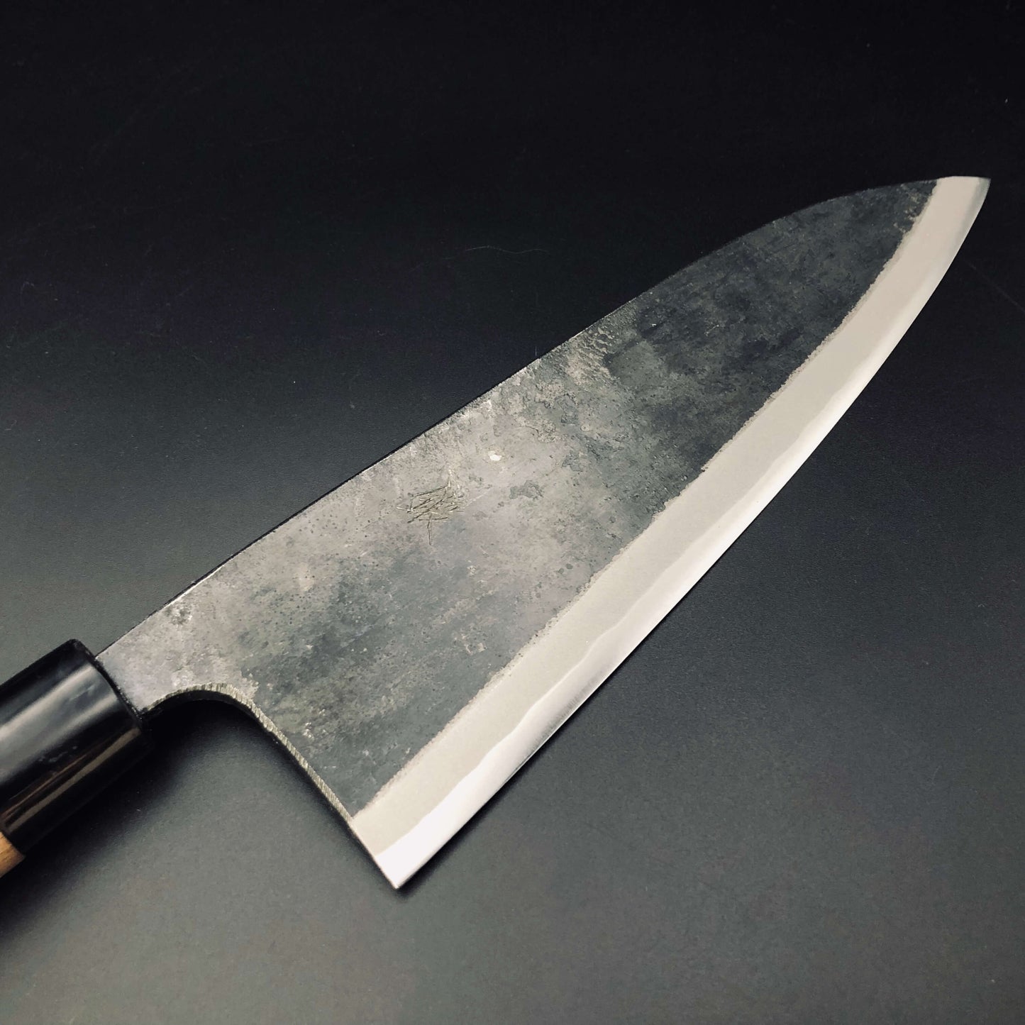 Kurouchi Deba 240㎜ Blue2 Carbon Walnut Wood Handle