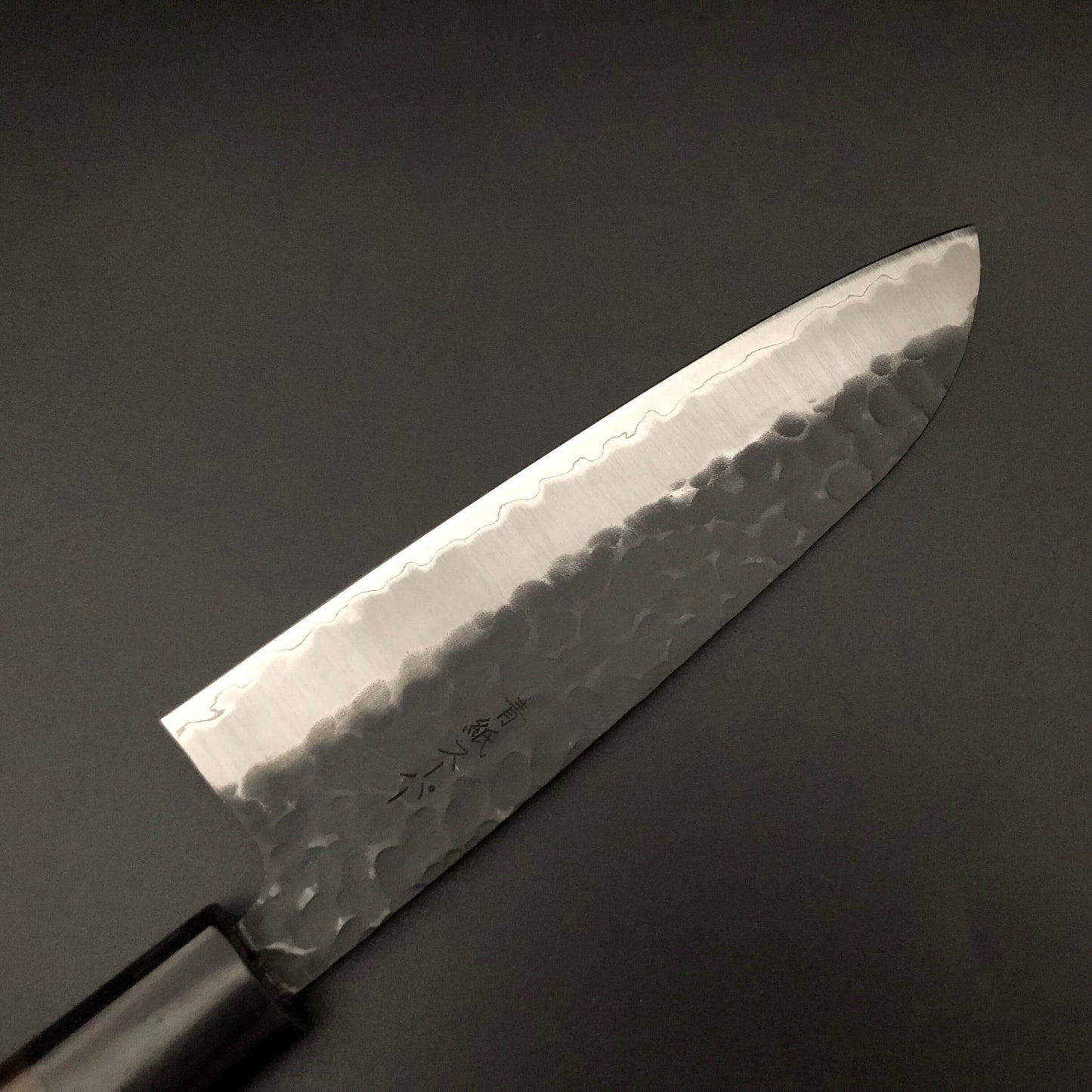 Stainless‐clad Santoku 165㎜ Carbon Steel Rosewood Handle　