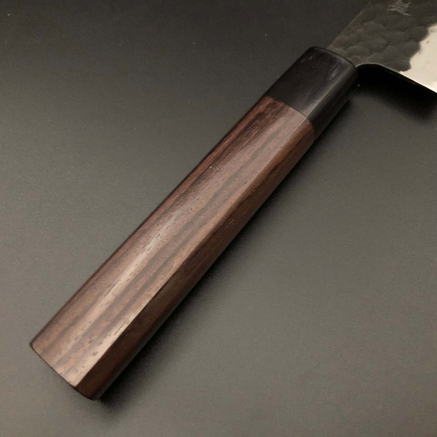 Stainless‐clad Santoku 165㎜ Carbon Steel Rosewood Handle　