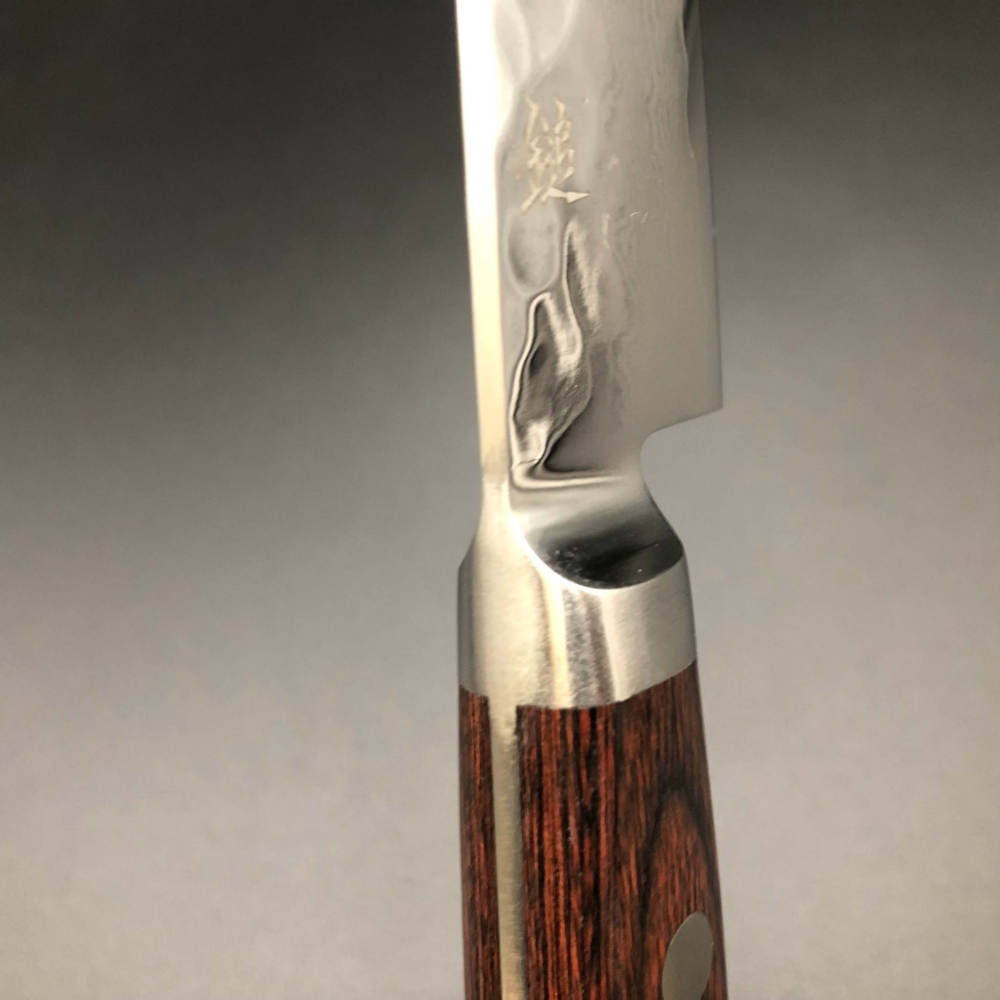 Stainless‐clad Petty 135㎜ VG10 Steel Damascus 33 layer Mahogany Yo Handle