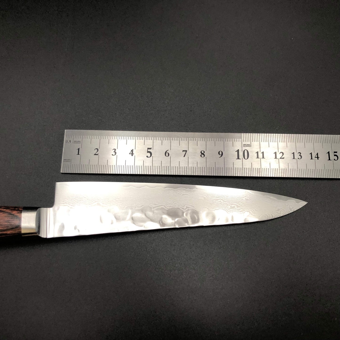 Stainless‐clad Petty 135㎜ VG10 Steel Damascus 33 layer Mahogany Yo Handle