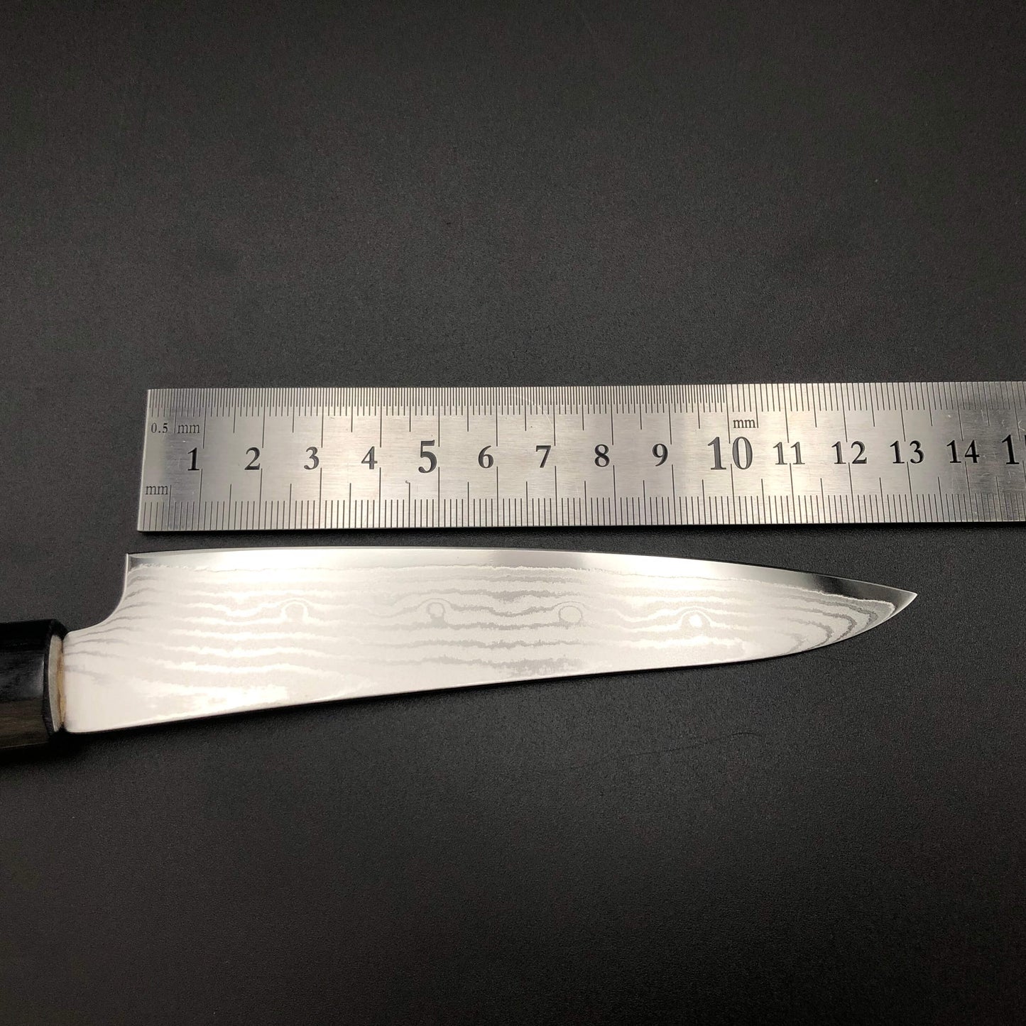 Stainless‐clad Petty 130㎜ VG10 Steel Damascus 37 layer Cherry wood