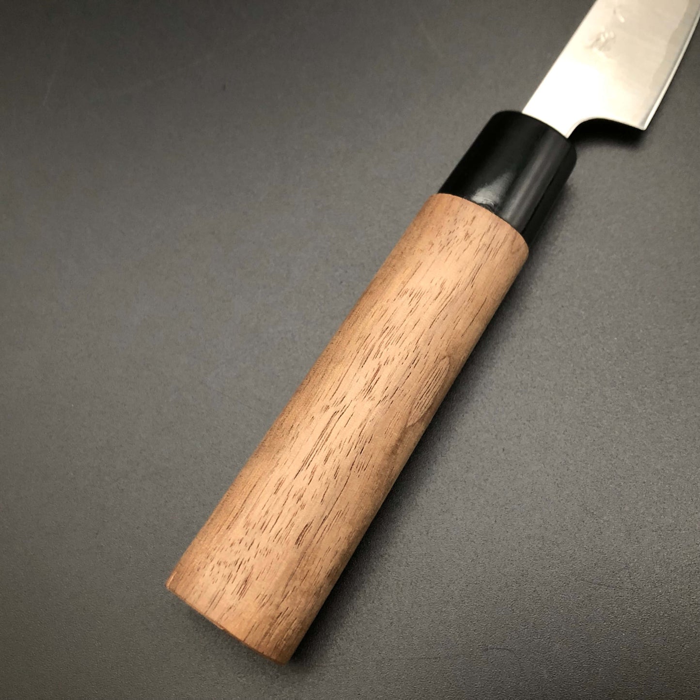 Stainless‐clad Petty 80㎜ Silver 3 Steel Walnut Wood Handle