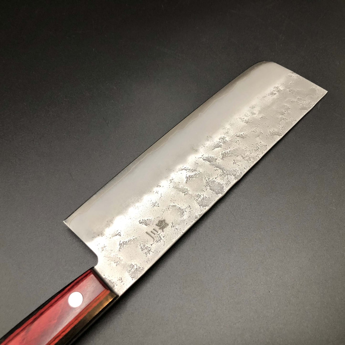 Stainless Nakiri 165㎜ Silver 3 Steel Yo Handle