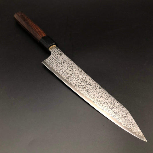 Kiritsuke 210㎜ Stainless Steel  Damascus 69 layer Rosewood Handle